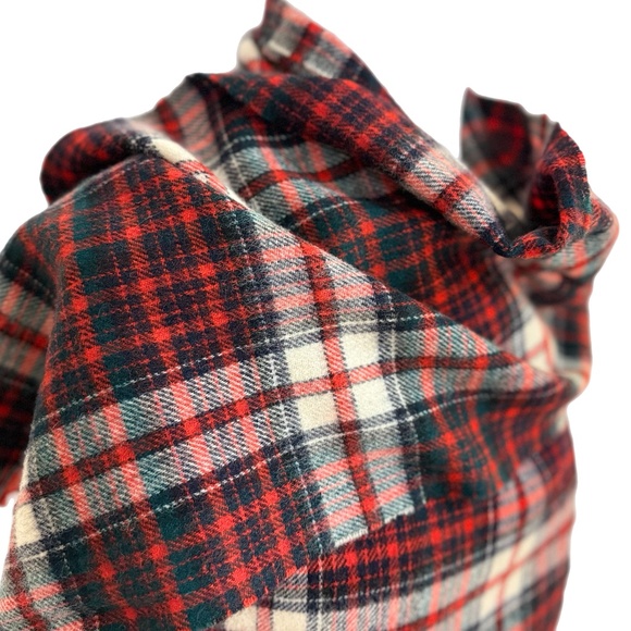 Johnstons of Elgin Scotland Wool Tartan Scarf – Dress McDonald Plaid – 12" x 55" - Picture 3 of 8